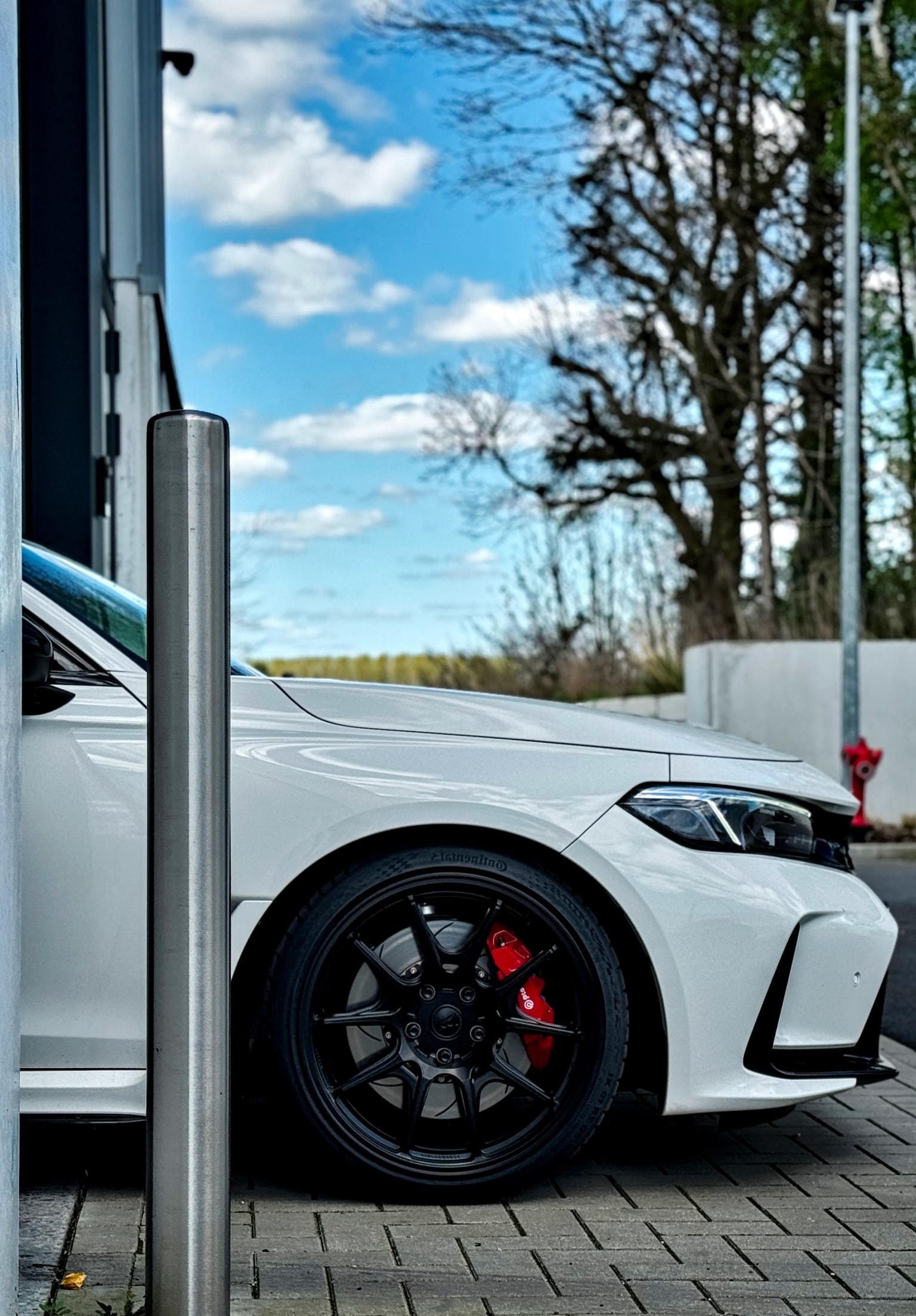 Auto wiel close-up